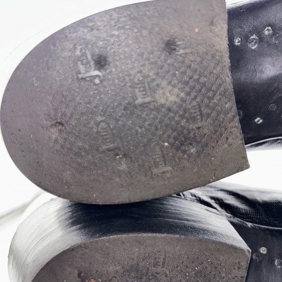 Vintage Justin Men's Lizard 13 B Cowboy Boots Western Style 9152 Black - Picture 11 of 13